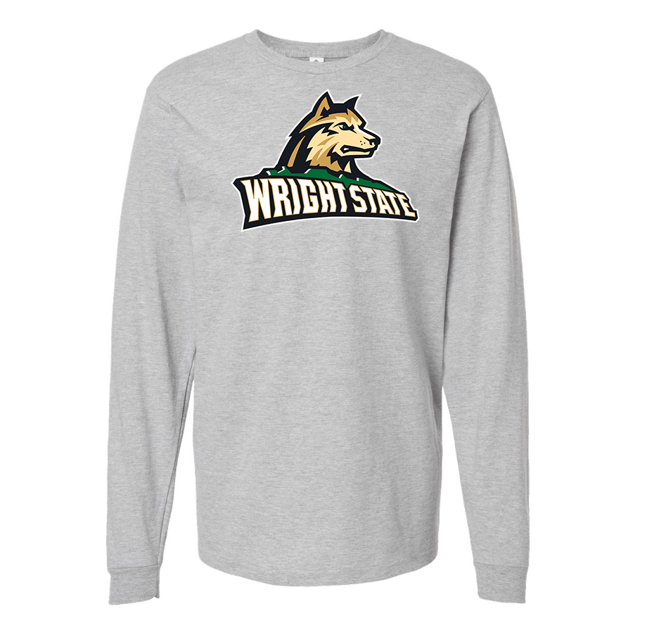 Men's Wright State Raiders Cotton Long Sleeve T-Shirt