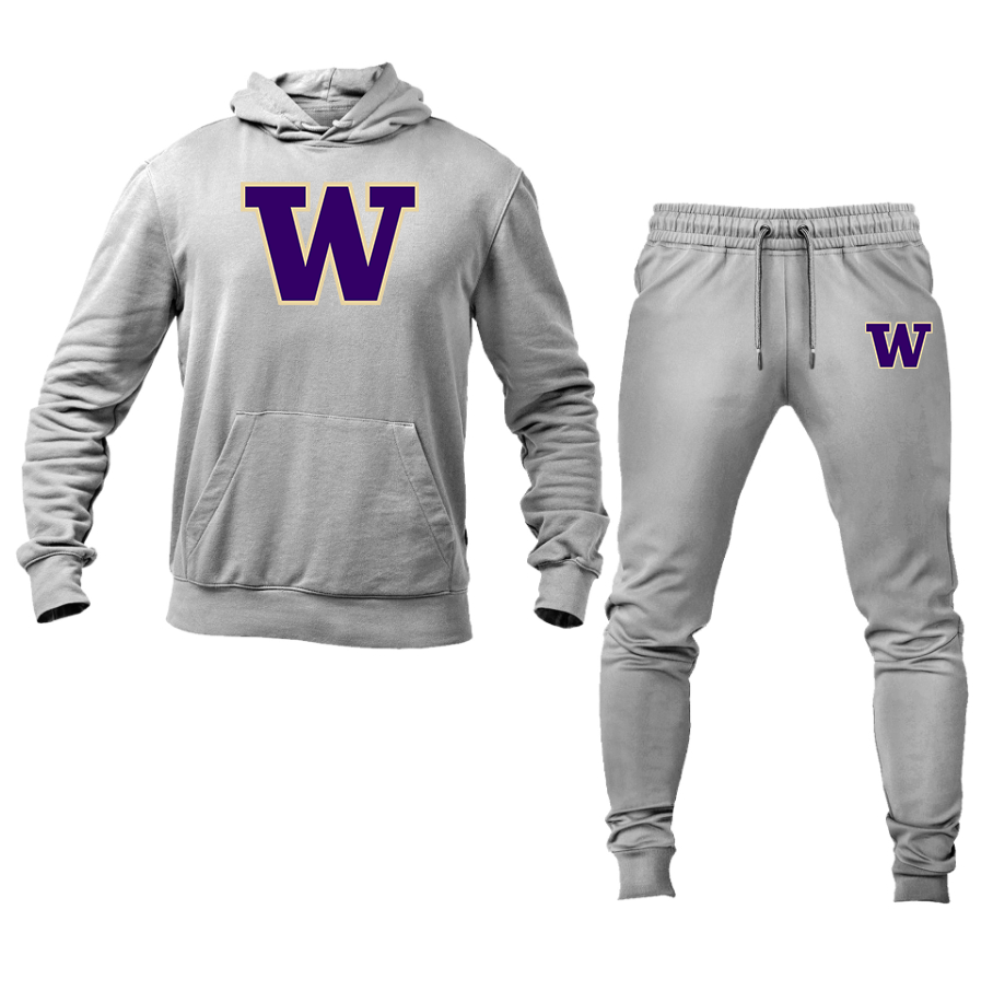 Men's Washington Huskies Hoodie and Joggers Set