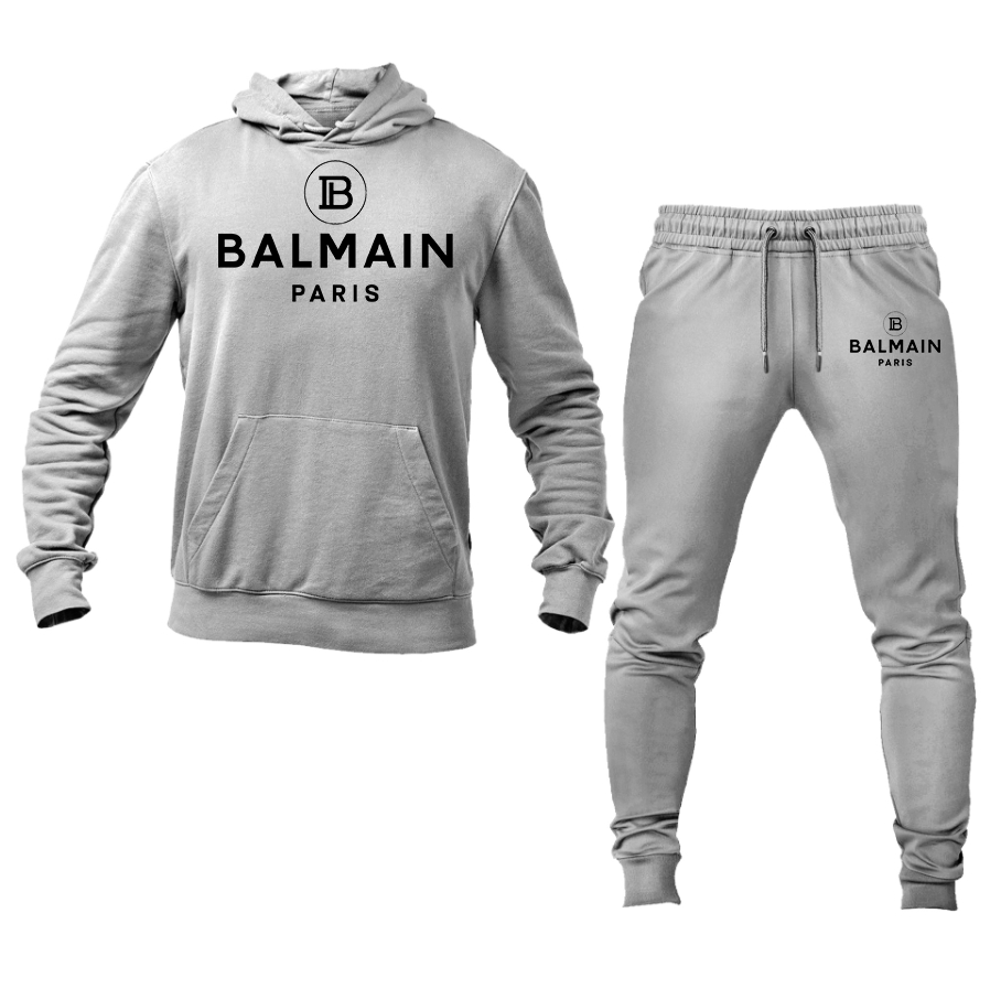 Men's Balmain Paris  Hoodie and Joggers Set