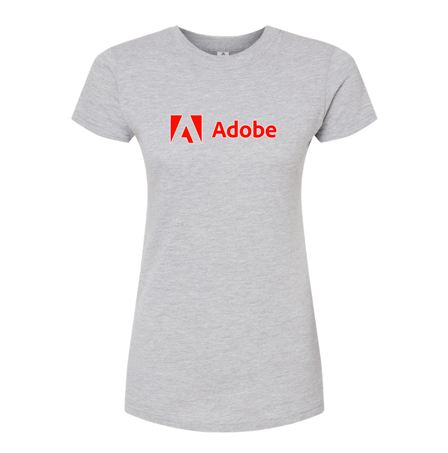 Women's Adobe Corporate   Round Neck T-Shirt