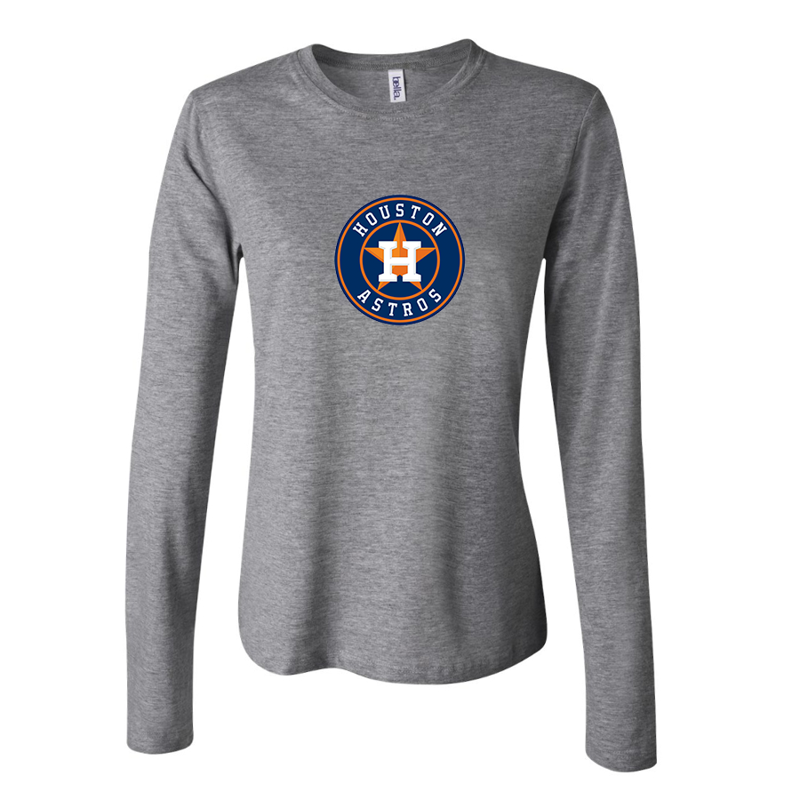 Women's Houston Astros  Long Sleeve T-Shirt