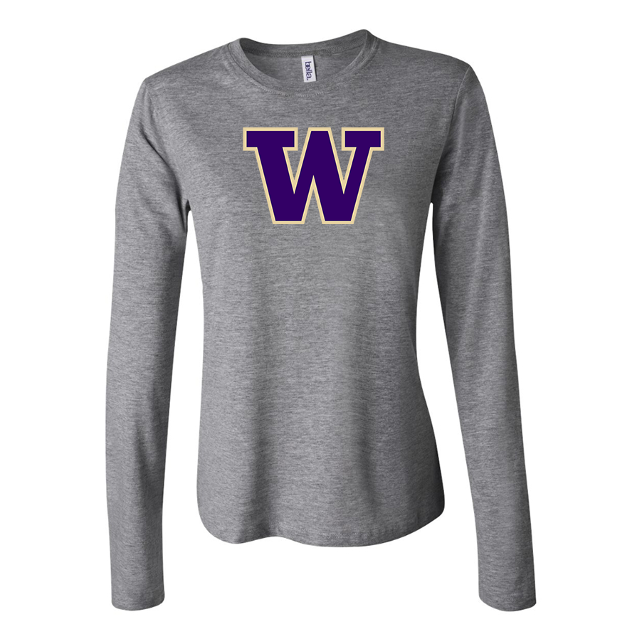 Women's Washington Huskies Long Sleeve T-Shirt