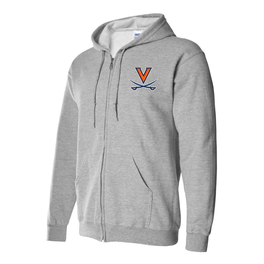 Men's Virginia Cavaliers Full Zip Hoodie