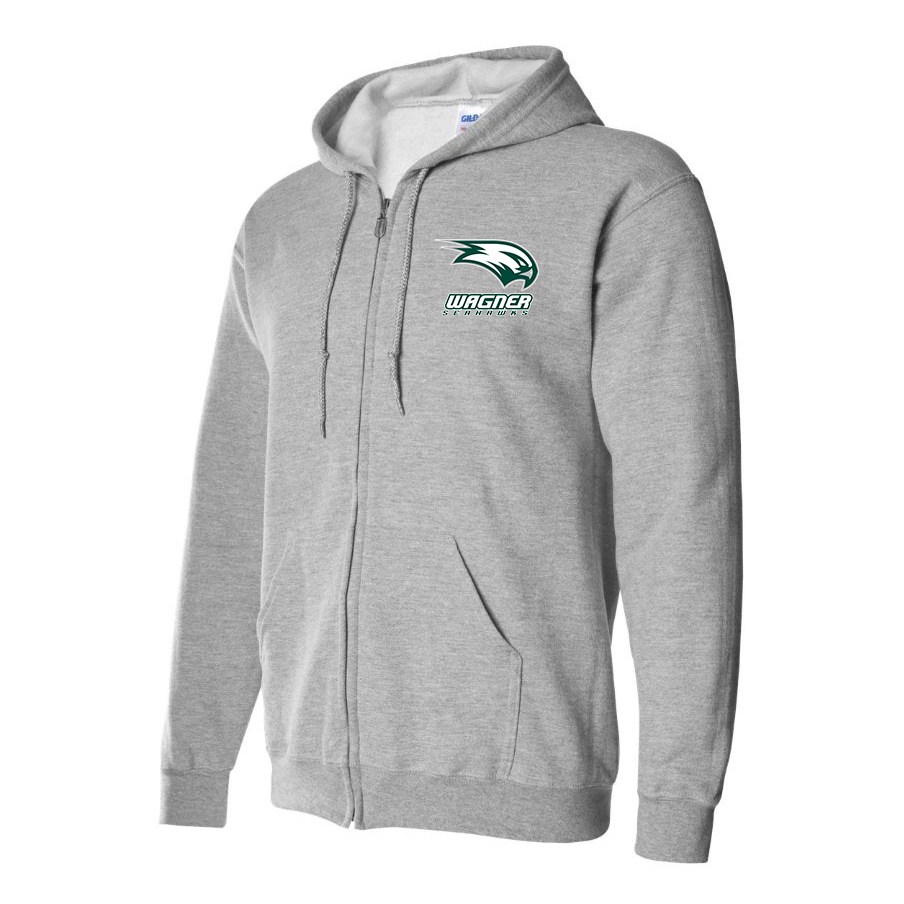 Men's Wagner Seahawks Full Zip Hoodie