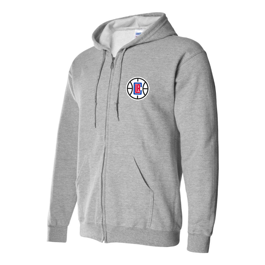 Men's LA Clippers Zipper  Hoodie