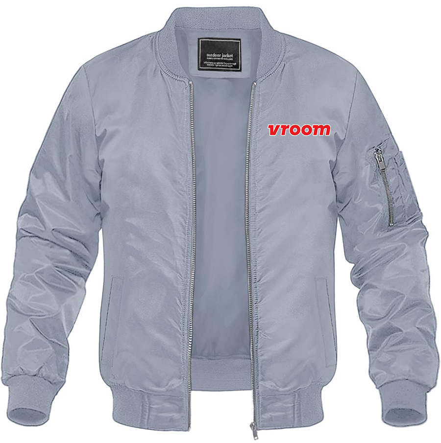 Men's Vroom Lightweight Bomber Jacket Windbreaker Softshell Varsity Jacket Coat