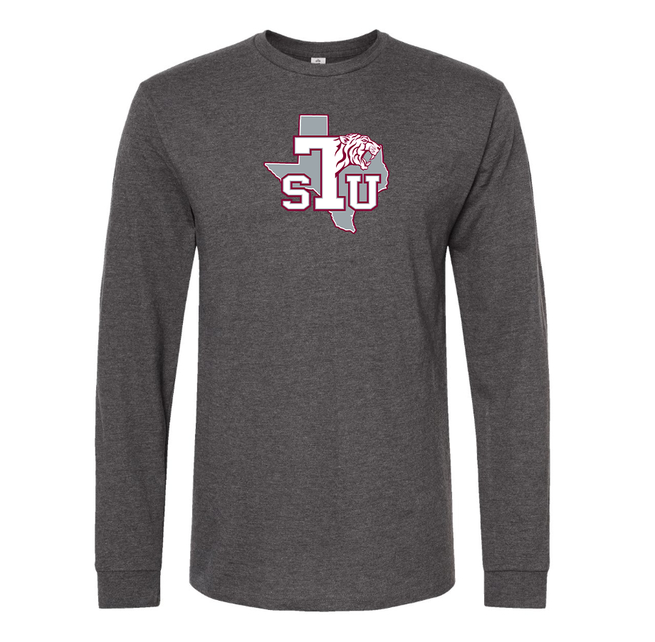 Men's Texas Southern Tigers Cotton Long Sleeve T-Shirt