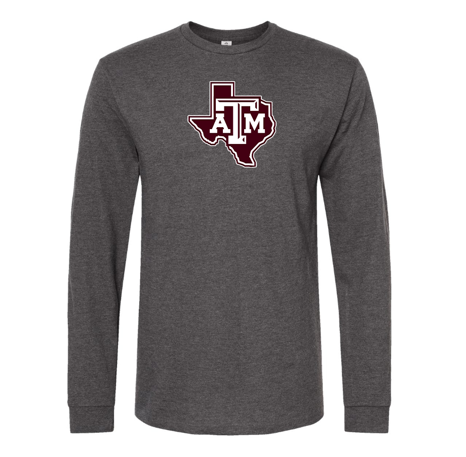 Men's Texas AM Aggies Cotton Long Sleeve T-Shirt