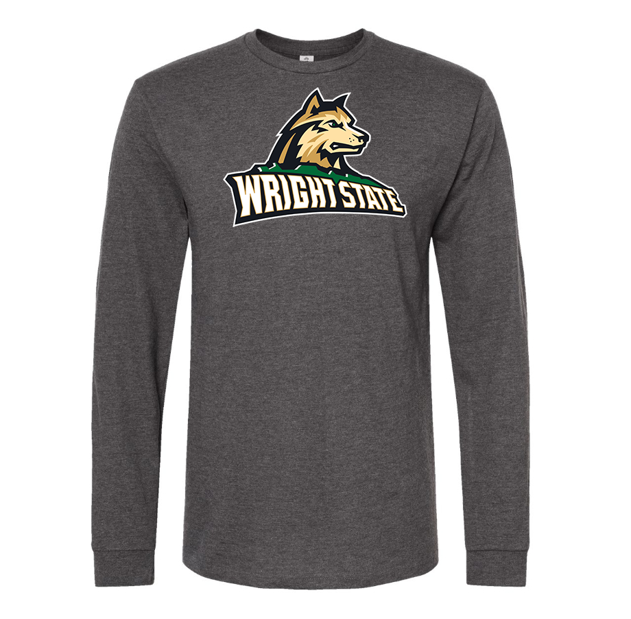 Men's Wright State Raiders Cotton Long Sleeve T-Shirt