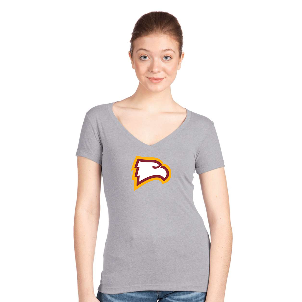 Women's Winthrop Eagles  Next Level Ideal V-Neck T-Shirt