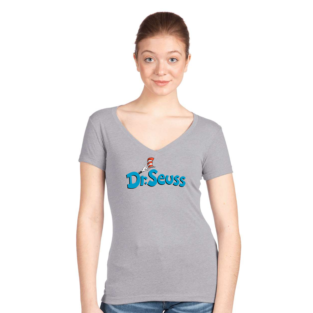 Women's Dr. Seuss Next Level Ideal V-Neck T-Shirt