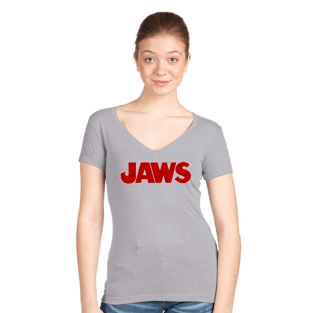 Women's Jaws Next Level Ideal V-Neck T-Shirt