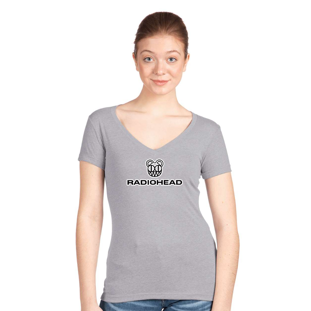 Women's Radiohead  Next Level Ideal V-Neck T-Shirt