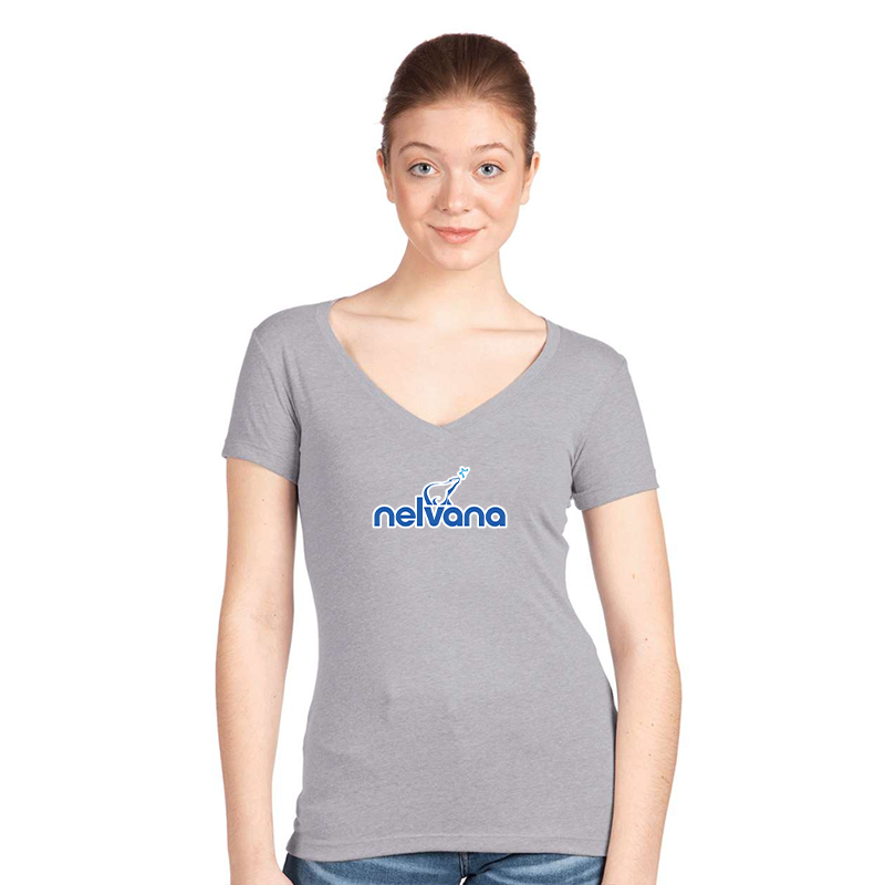 Women's  Nelvana Next Level Ideal V-Neck T-Shirt