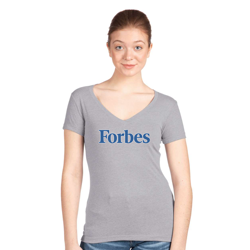 Women's Forbes Next Level Ideal V-Neck T-Shirt