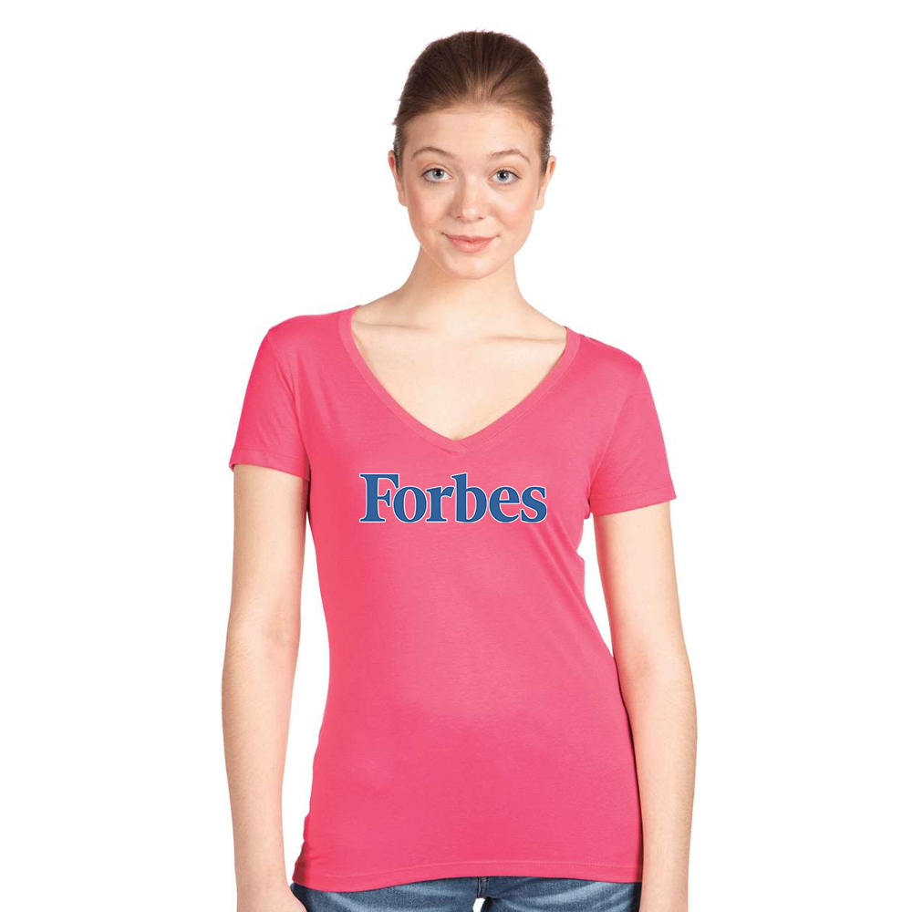 Women's Forbes Next Level Ideal V-Neck T-Shirt