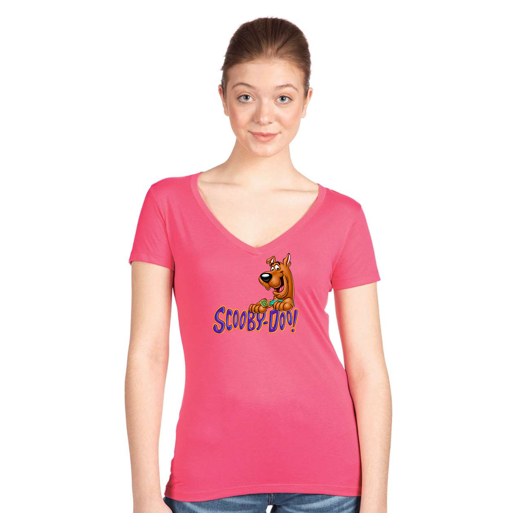 Women's Scooby-Doo Next Level Ideal V-Neck T-Shirt