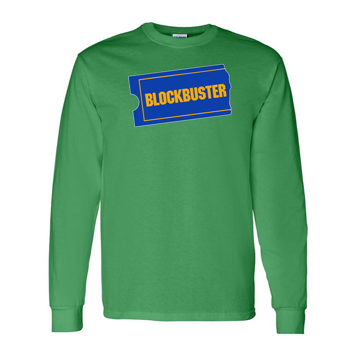 Men's Blockbuster Gildan Heavy Cotton Long Sleeve T-Shirt