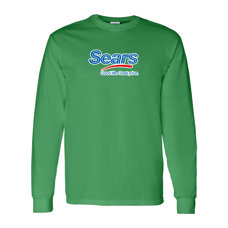 Men's Sears Gildan Heavy Cotton Long Sleeve T-Shirt