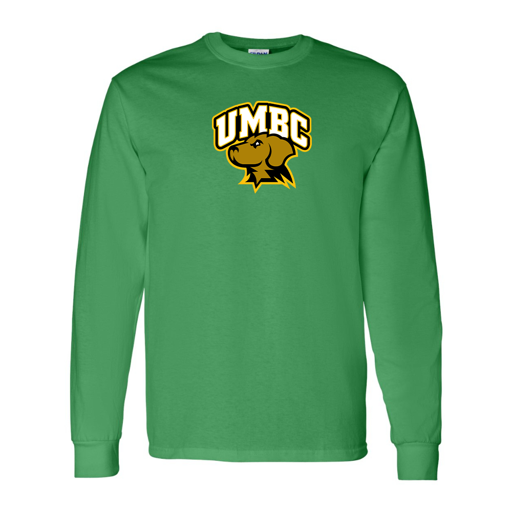 Men's UMBC Retrievers Gildan Heavy Cotton Long Sleeve T-Shirt