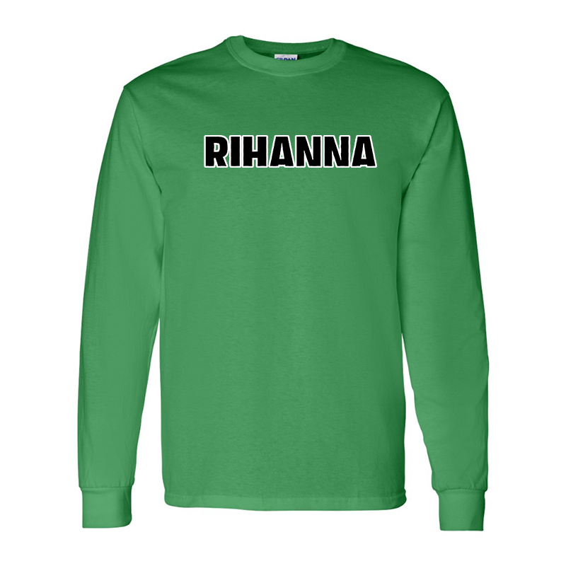 Men's Rihanna Gildan Heavy Cotton Long Sleeve T-Shirt