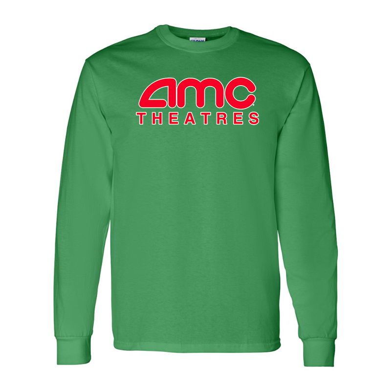 Men's Amc Theatres Gildan Heavy Cotton Long Sleeve T-Shirt