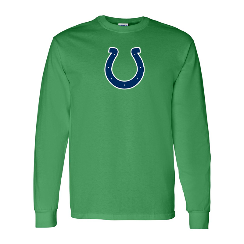 Men's Indianapolis Colts Gildan Heavy Cotton Long Sleeve T-Shirt