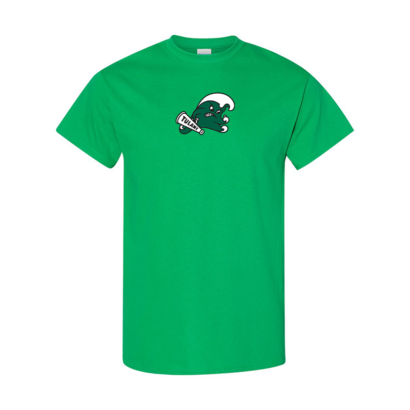 Men's Tulane Green Wave Gildan Heavy Cotton T-Shirt