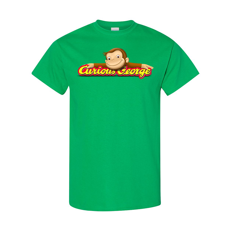 Men's Curious George Gildan Heavy Cotton T-Shirt