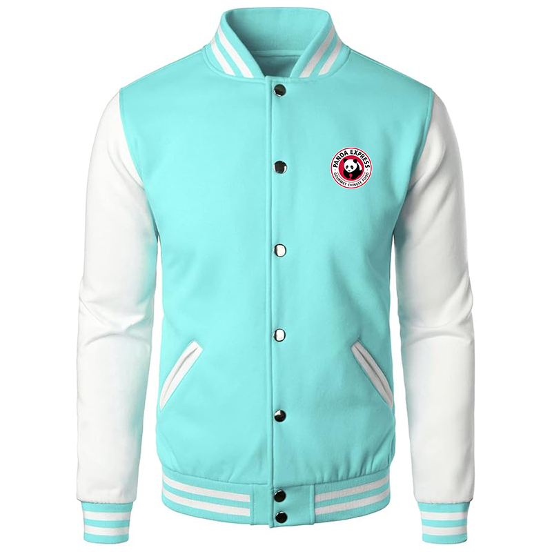 Men’s Panda Express Varsity Baseball Jacket Cotton Blend Letterman Jackets