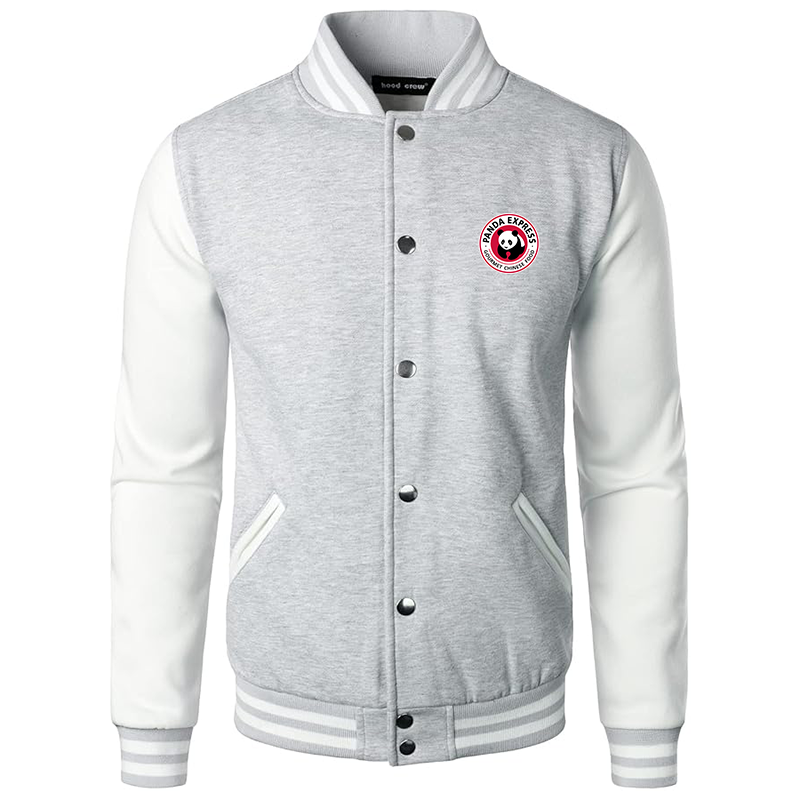 Men’s Panda Express Varsity Baseball Jacket Cotton Blend Letterman Jackets