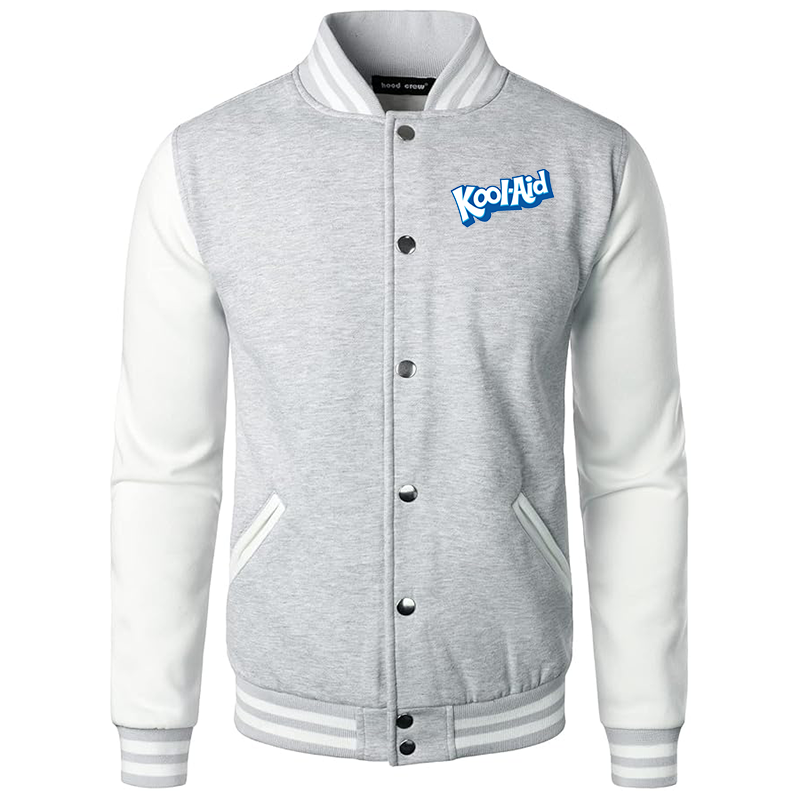 Men’s Kool-Aid Varsity Baseball Jacket Cotton Blend Letterman Jackets