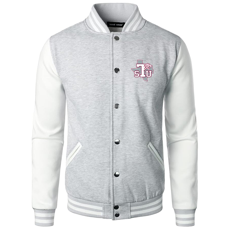 Men’s Texas Southern Tigers Varsity Baseball Jacket Cotton Blend Letterman Jackets