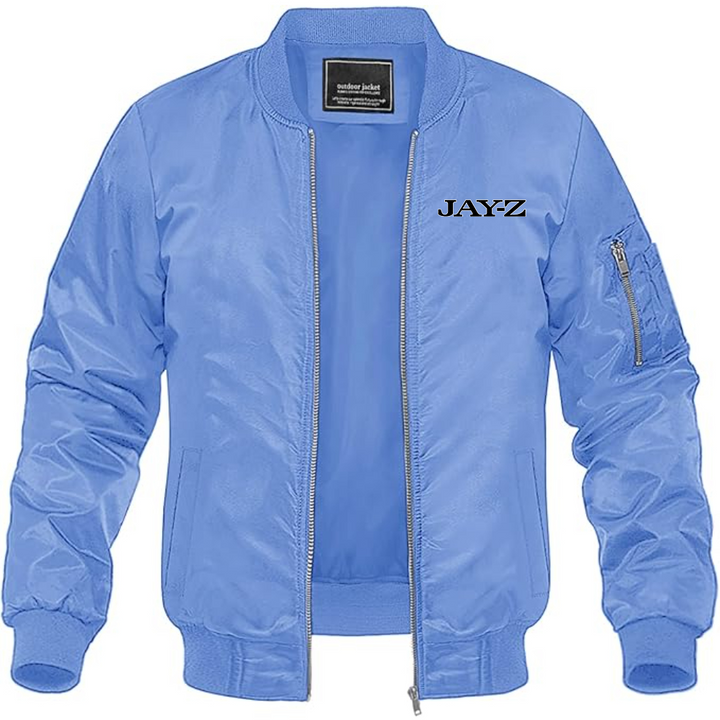 MAGNIVIT Men's Jay-Z Lightweight Bomber Jacket Windbreaker Casual Fall Spring Outdoor Coat