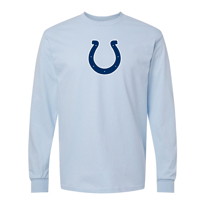 Men's Indianapolis Colts Gildan Heavy Cotton Long Sleeve T-Shirt