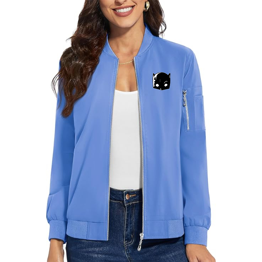 Women's Hellcat Premium Bomber Jacket with Polished Detailing and Functional Sleeve Pocket Modern Luxury Outerwear