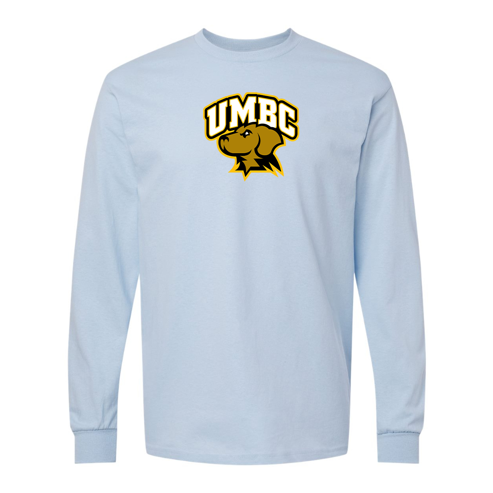 Men's UMBC Retrievers Gildan Heavy Cotton Long Sleeve T-Shirt