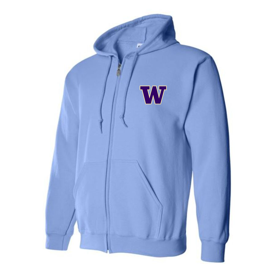 Men's Washington Huskies Full Zip Hoodie