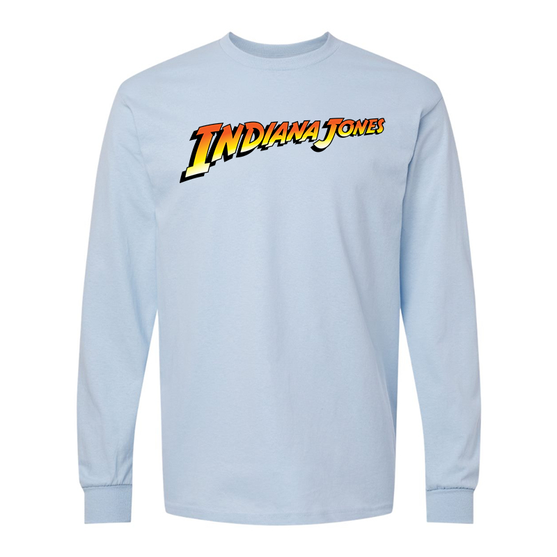 Men's Indiana Jones  Gildan Heavy Cotton Long Sleeve T-Shirt