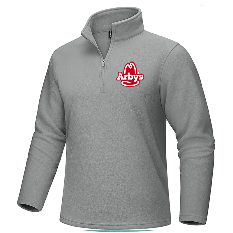 Men's Arbys  MAGCOMSEN  Quarter-Zip Pullover Polar Fleece Sweatshirt Stand Collar Long Sleeve Shirt for Men Thermal Winter Fall