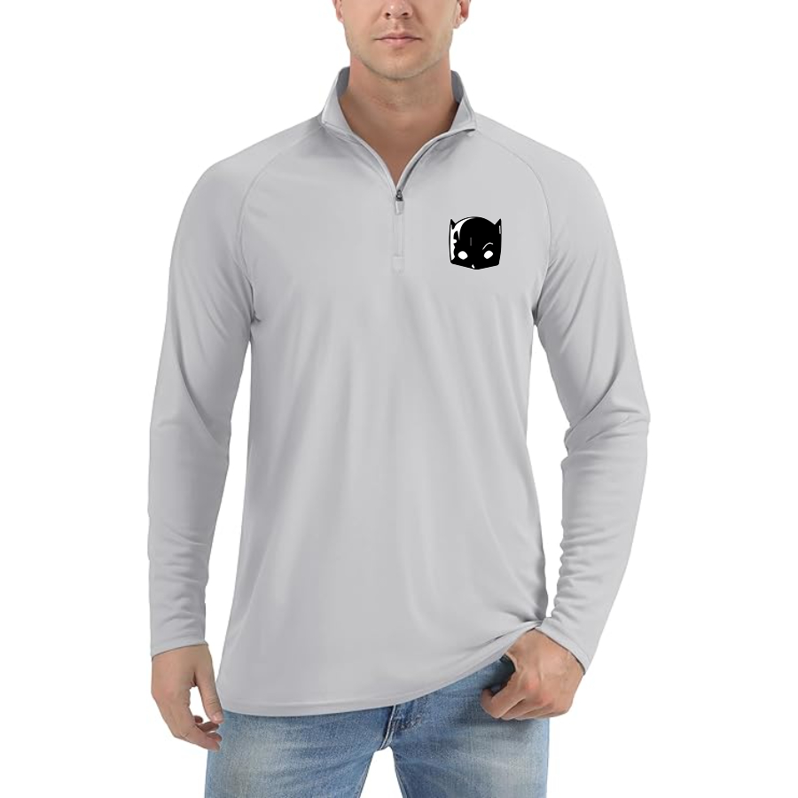 Men's Hellcat Lightweight Quarter-Zip Athletic Shirt Long Sleeve Performance Wear