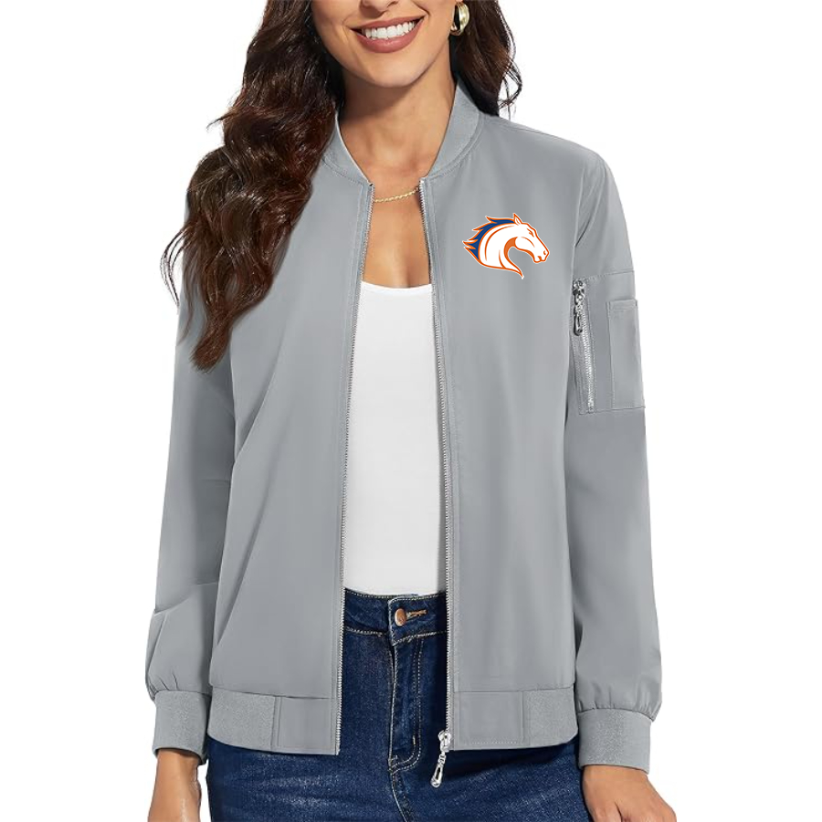 Women's Texas Arlington Mavericks  Premium Bomber Jacket with Polished Detailing and Functional Sleeve Pocket Modern Luxury Outerwear