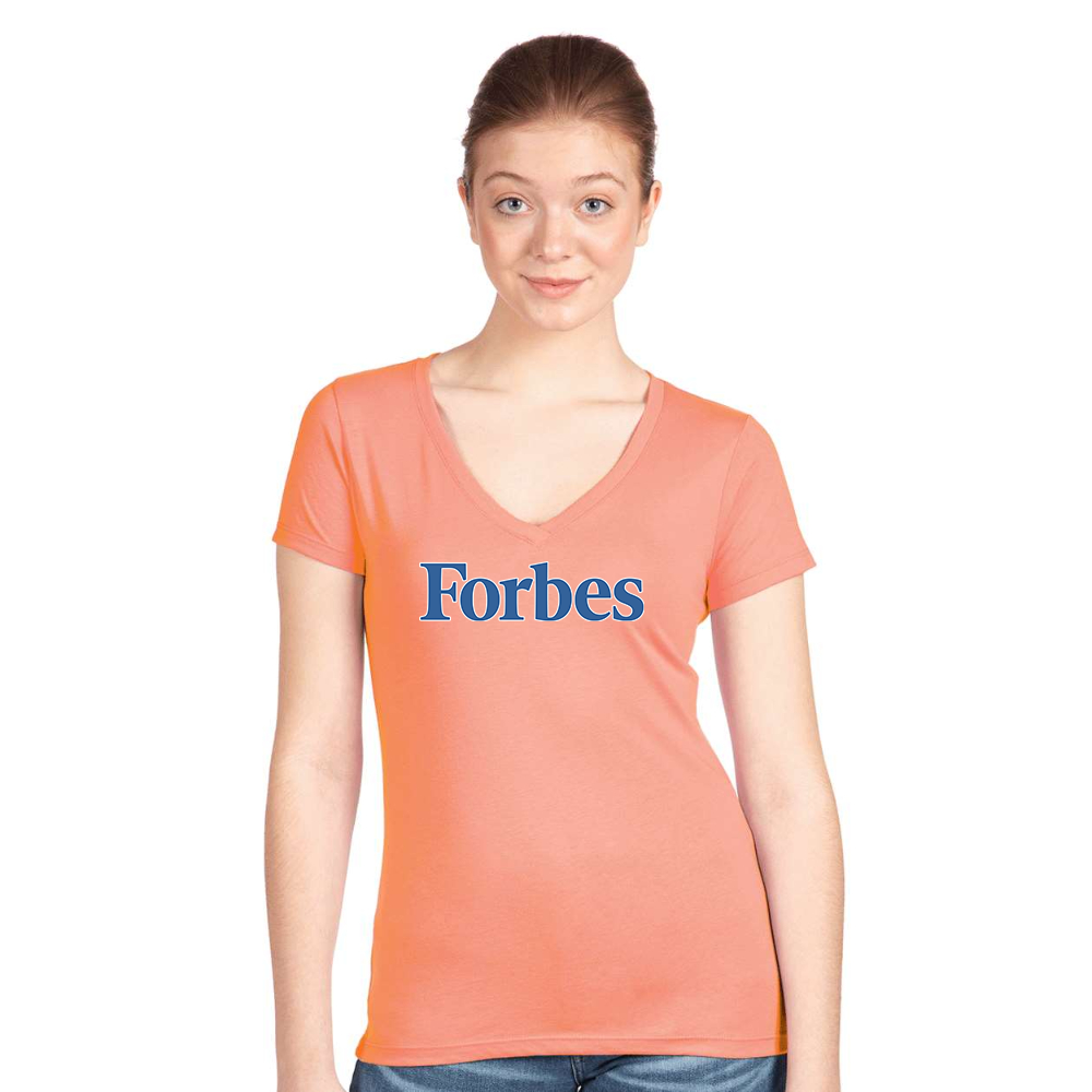 Women's Forbes Next Level Ideal V-Neck T-Shirt