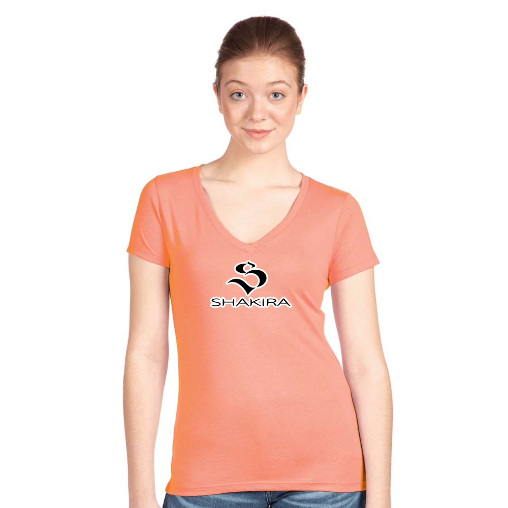 Women's Shakira Next Level Ideal V-Neck T-Shirt