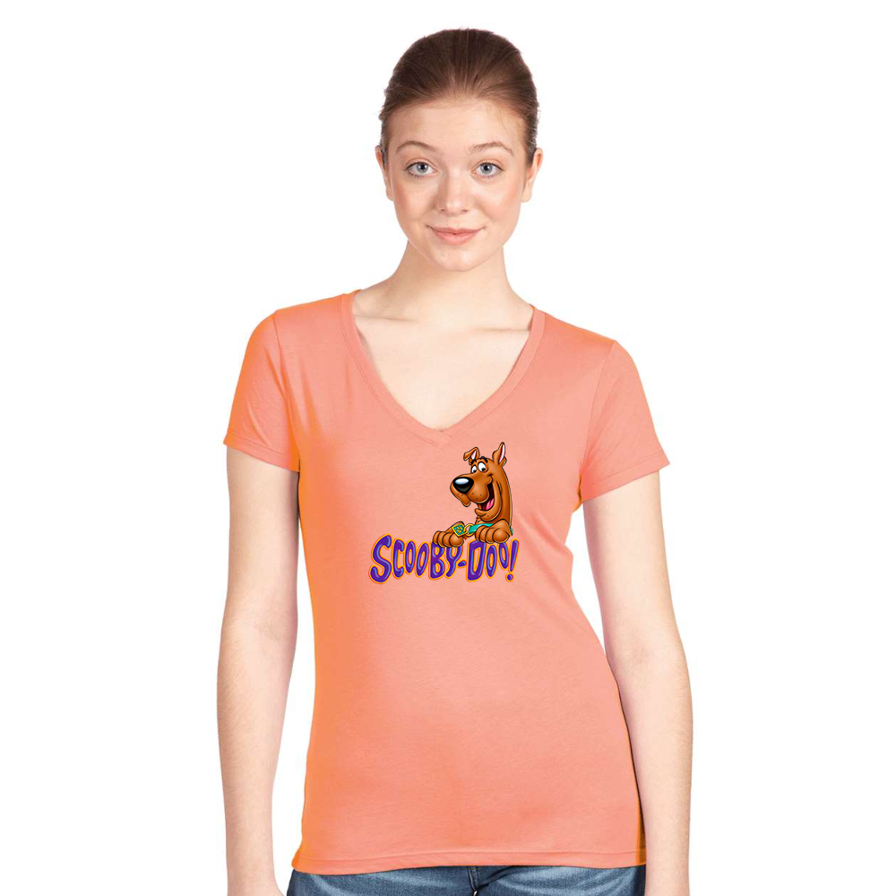 Women's Scooby-Doo Next Level Ideal V-Neck T-Shirt