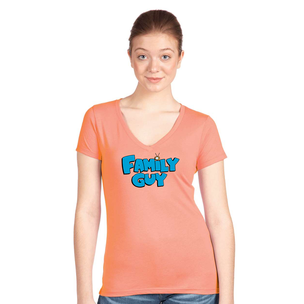 Women's Family Guy Next Level Ideal V-Neck T-Shirt