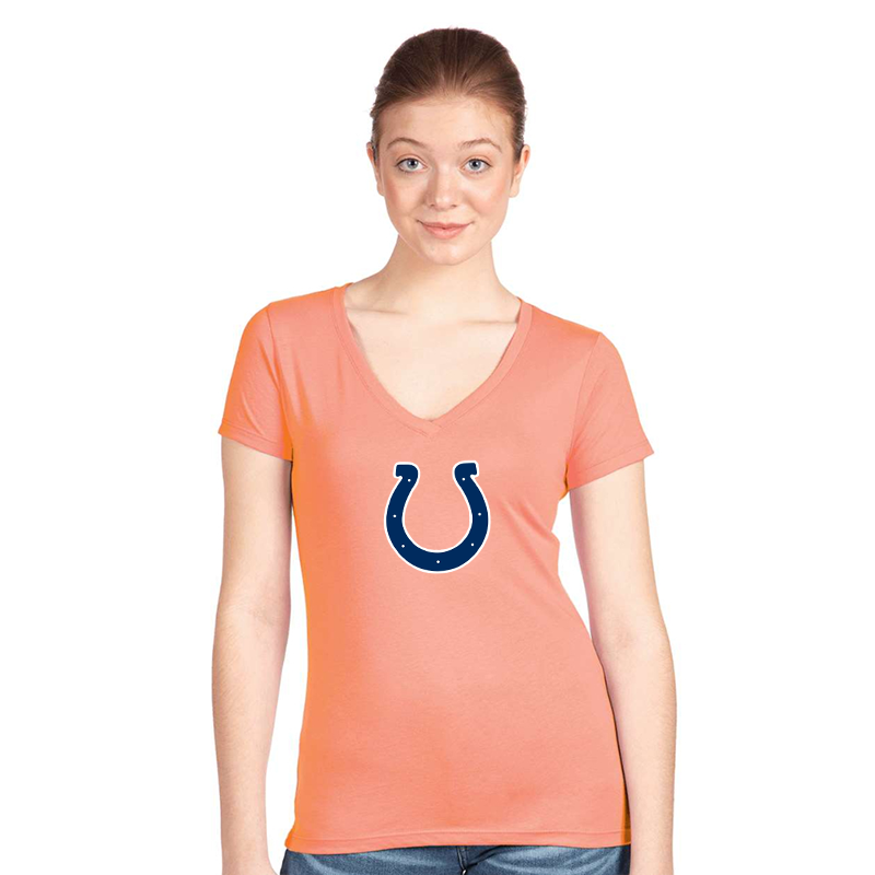 Women's  Indianapolis Colts Next Level Ideal V-Neck T-Shirt