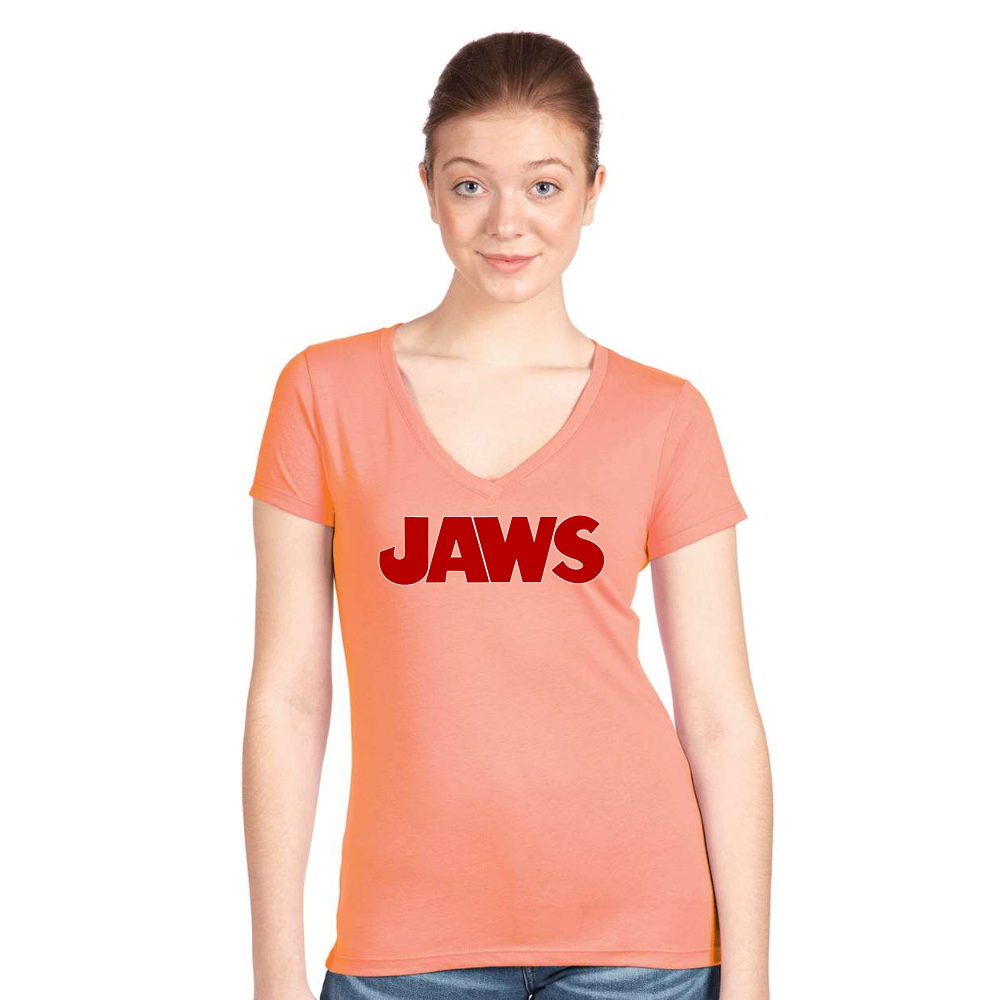 Women's Jaws Next Level Ideal V-Neck T-Shirt