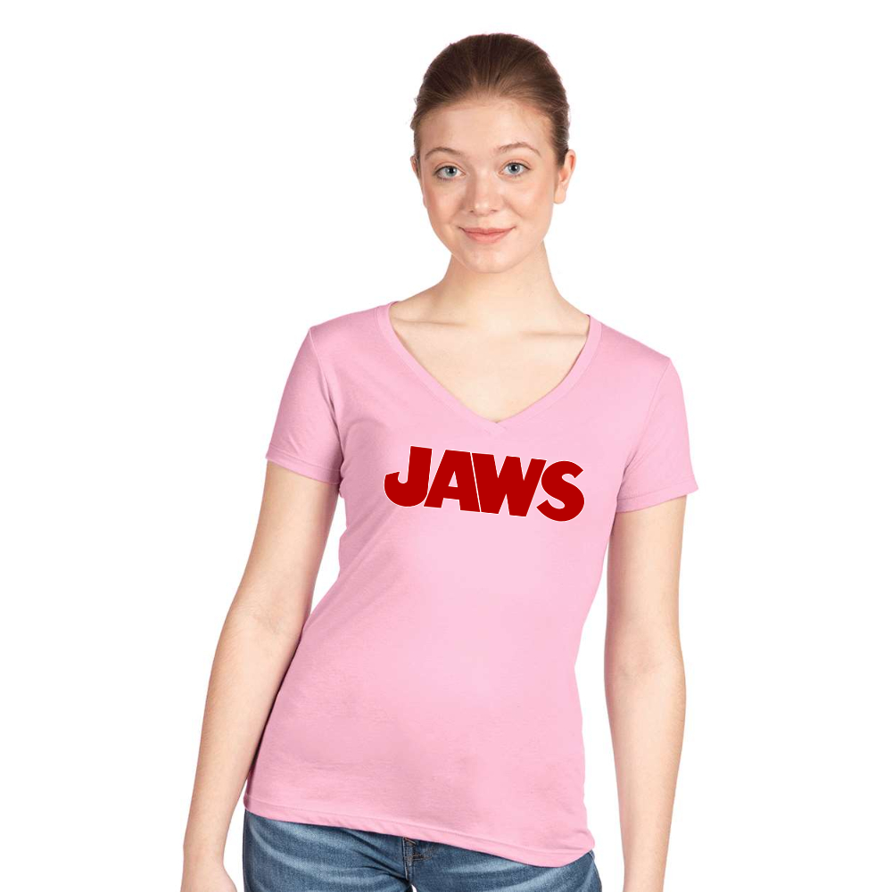 Women's Jaws Next Level Ideal V-Neck T-Shirt