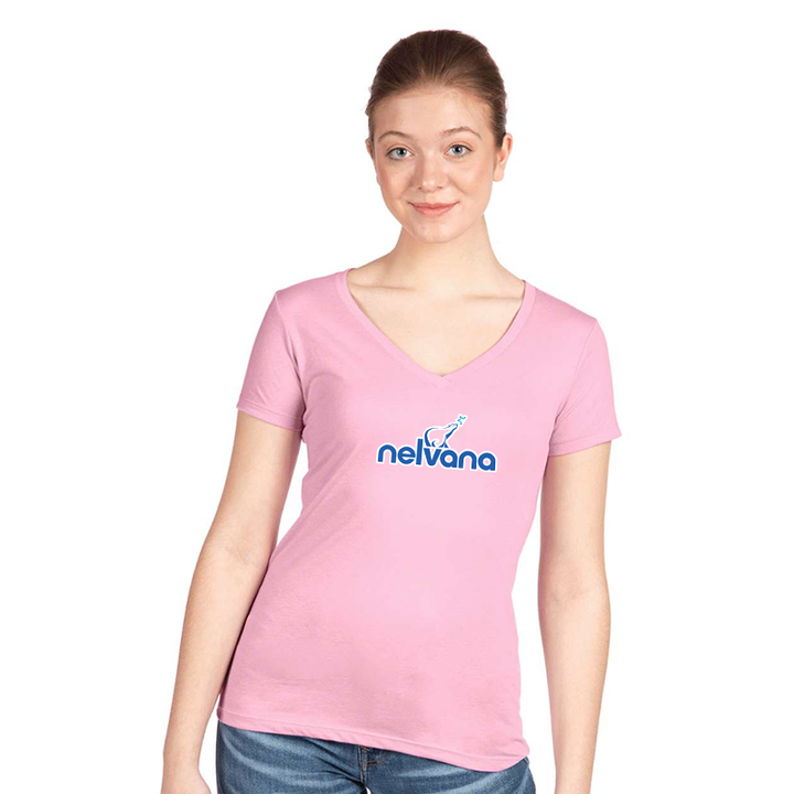 Women's  Nelvana Next Level Ideal V-Neck T-Shirt